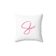 The Signature Sherri Square Pillow - Pink