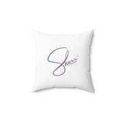 The Sherri Signature Square Pillow - Purple